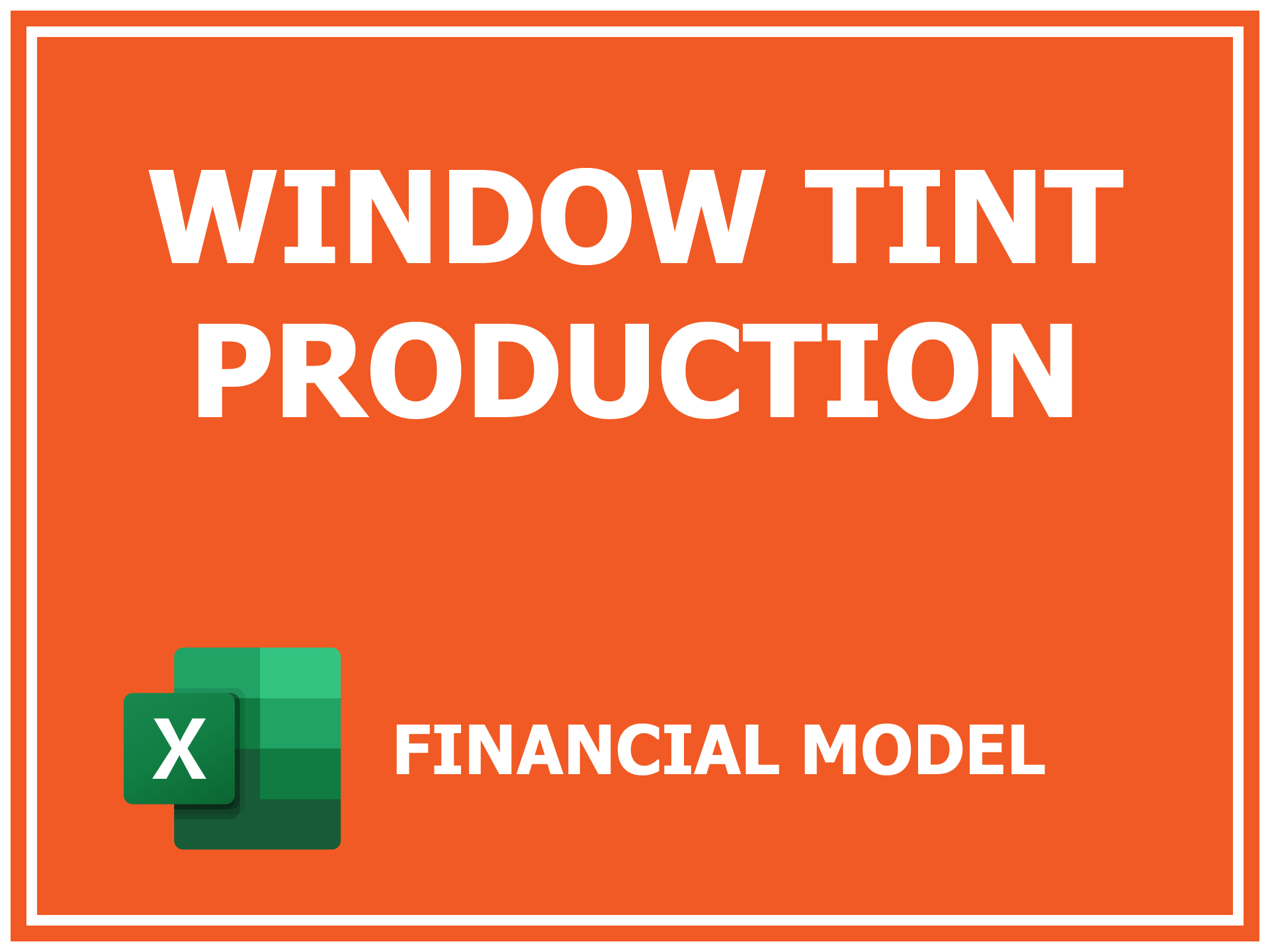 Window Tint Production