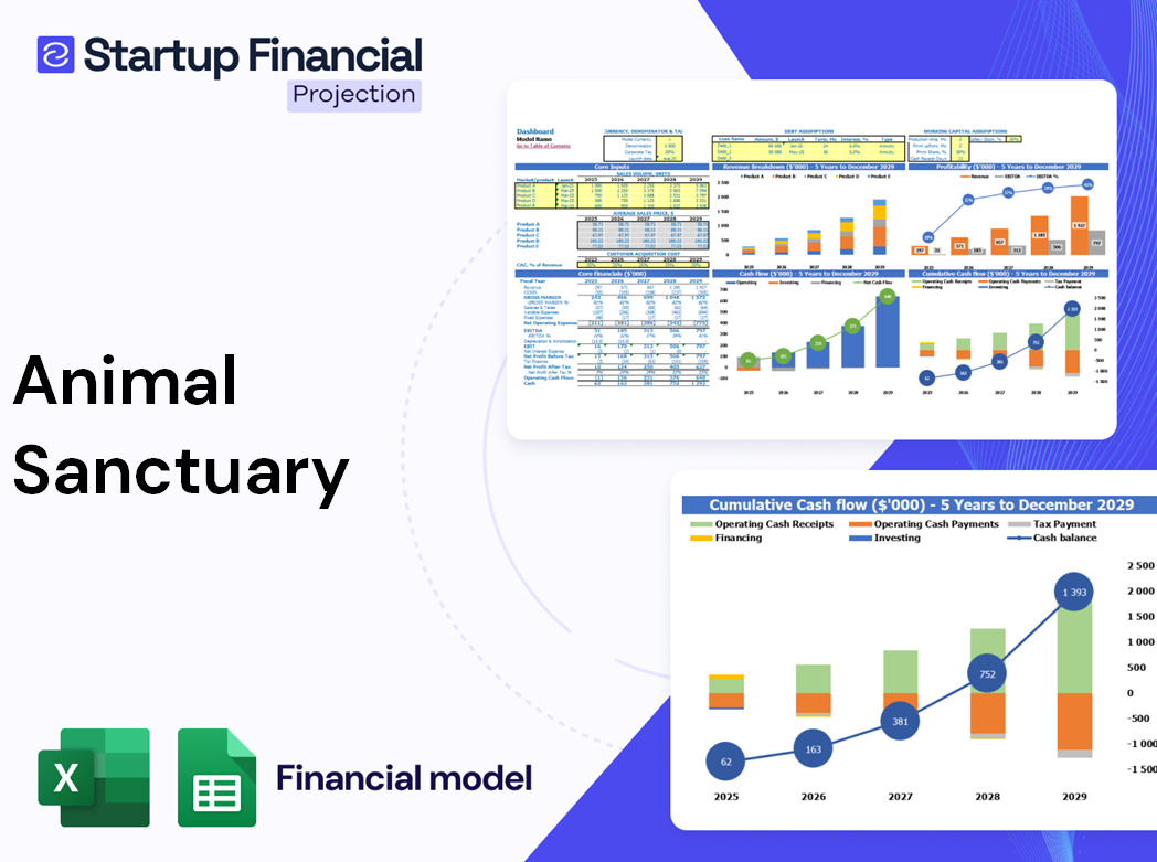 Excel financial model