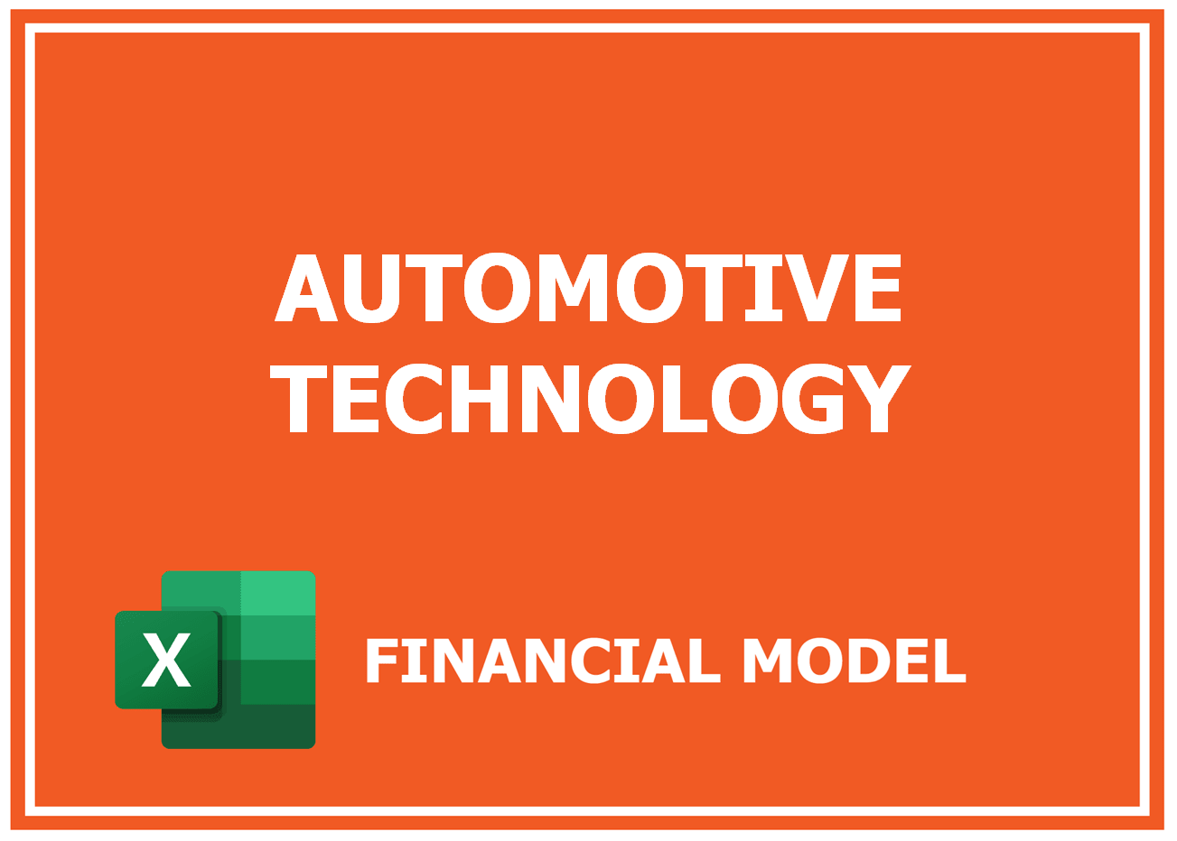 Excel financial model