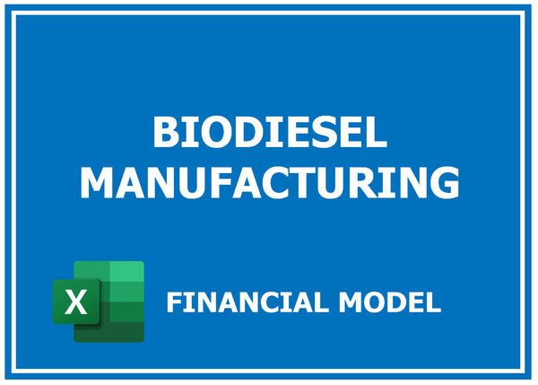 Biodiesel Manufacturing Financial Model