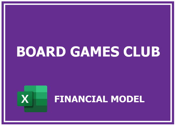 Board Games Club Financial Model