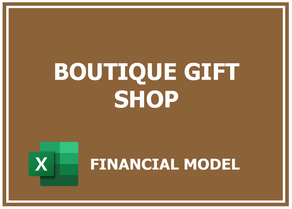 Boutique Gift Shop Financial Model