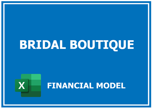 Bridal Boutique Financial Model