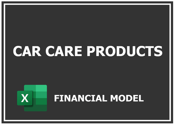 Car Care Products Financial Model