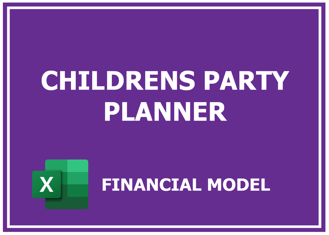 Childrens Party Planner Financial Model