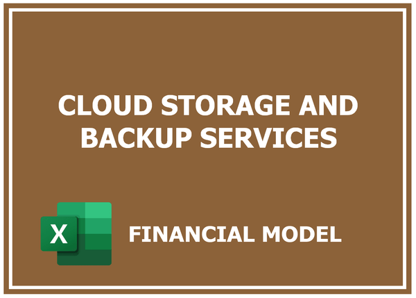 Cloud Storage And Backup Services Financial Model