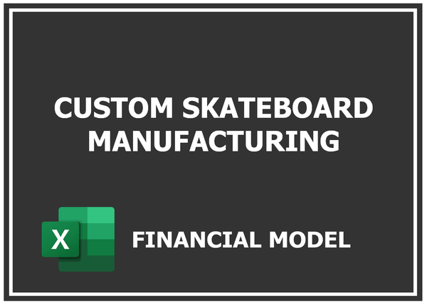 Custom Skateboard Manufacturing Financial Model