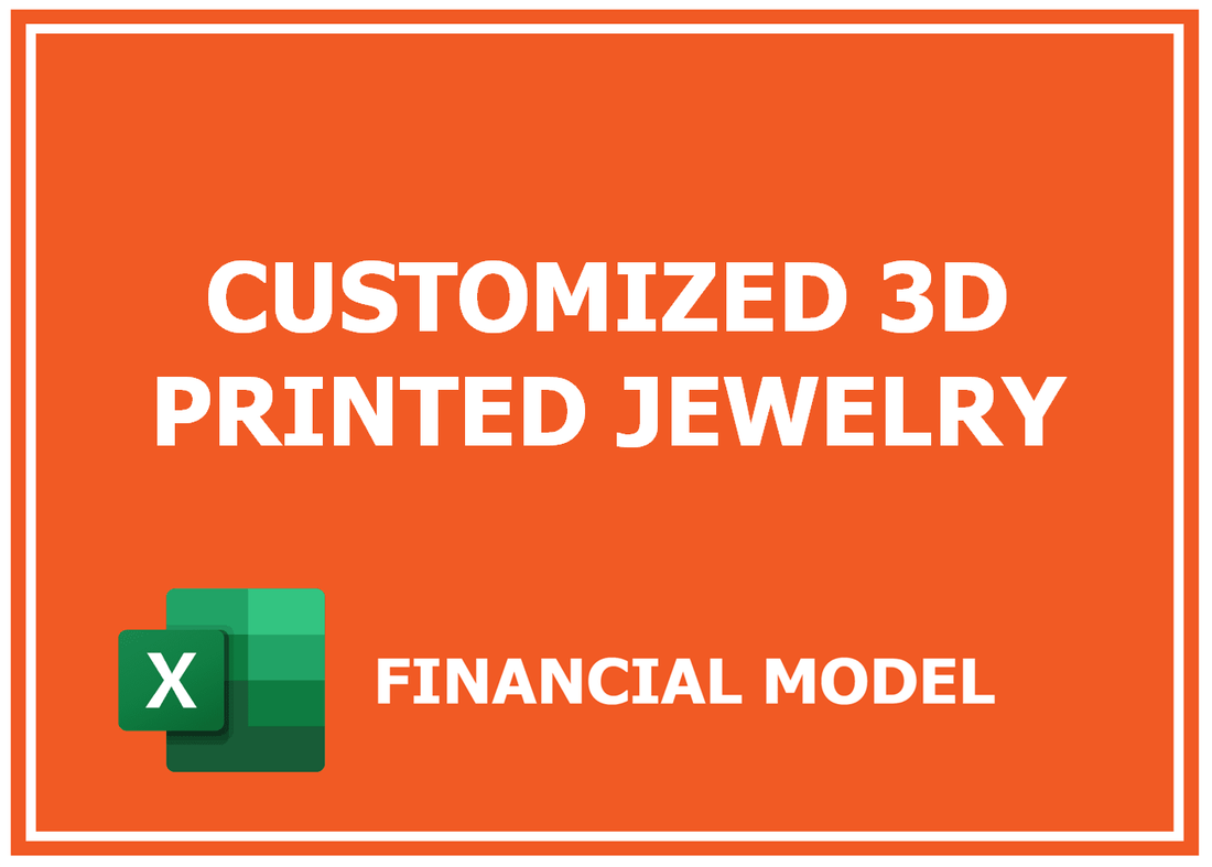 Customized 3D Printed Jewelry Financial Model