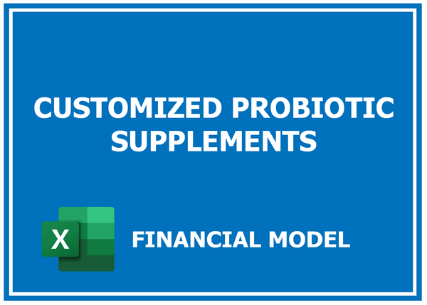 Customized Probiotic Supplements Financial Model