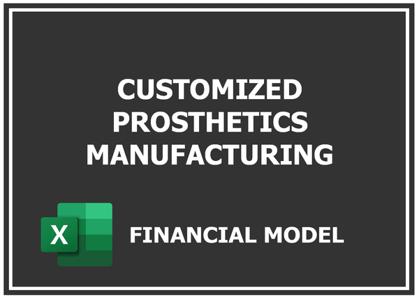 Customized Prosthetics Manufacturing Financial Model