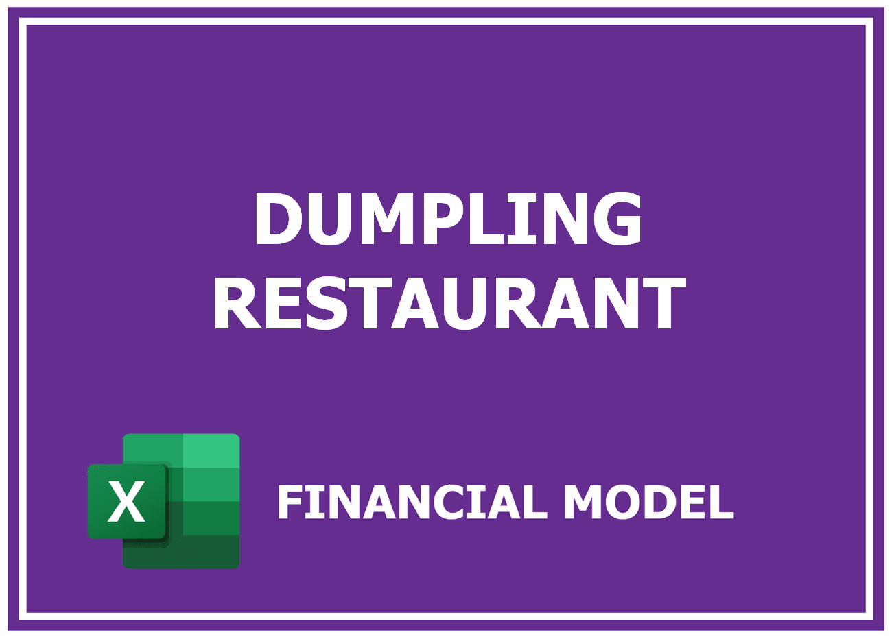 Excel financial model