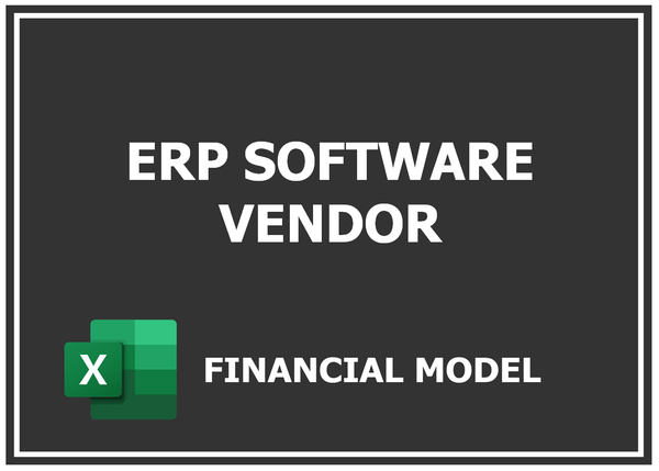 Erp Software Vendor Financial Model