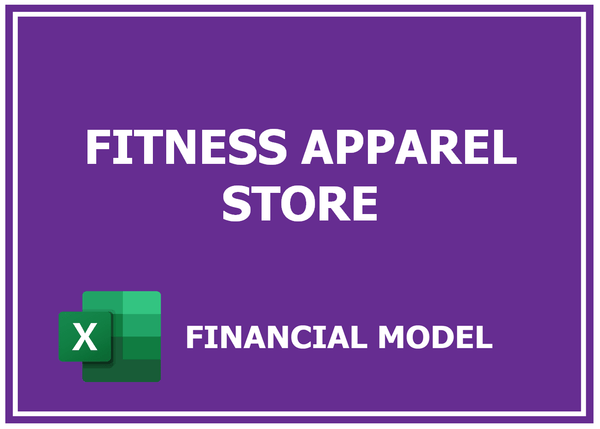 Fitness Apparel Store Financial Model