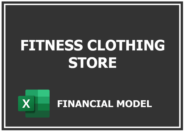 Fitness Clothing Store Financial Model