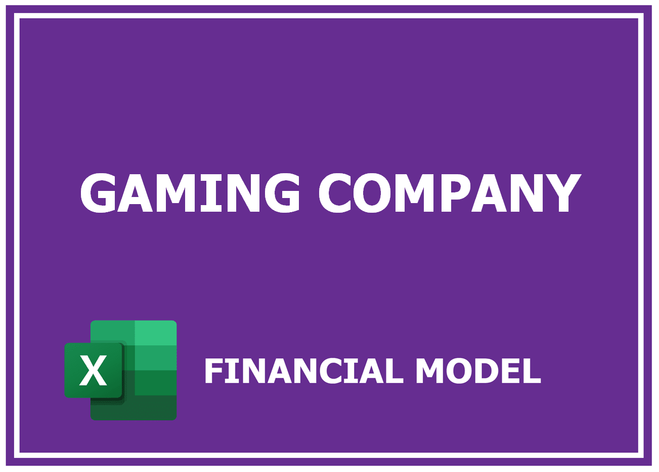 Excel financial model