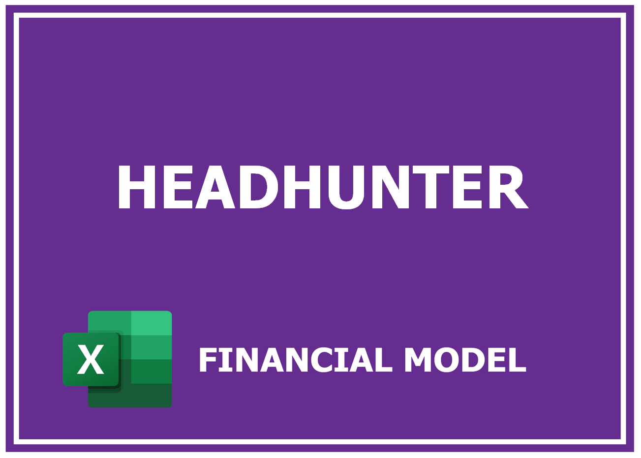 Excel financial model