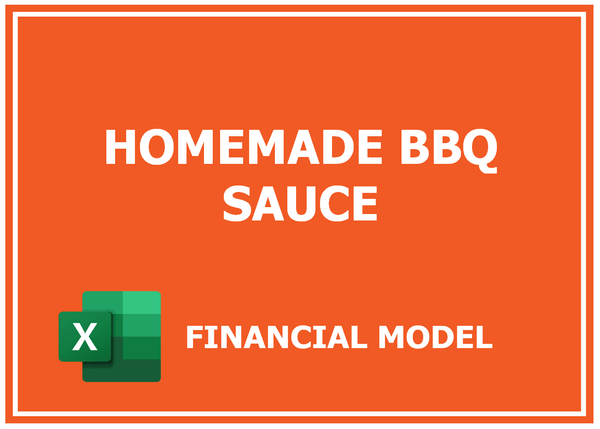 Homemade Bbq Sauce Financial Model