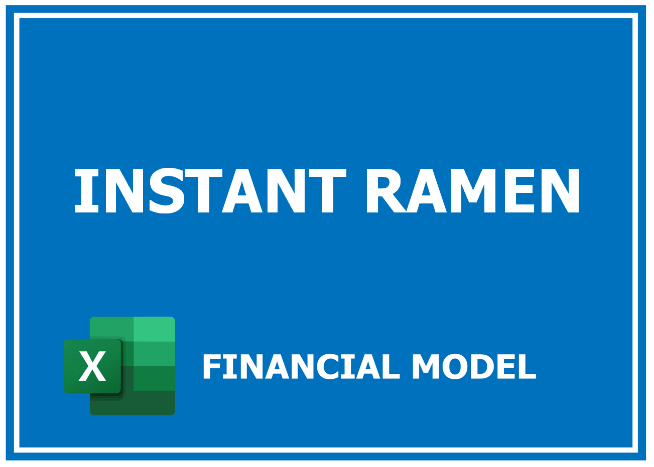 Excel financial model