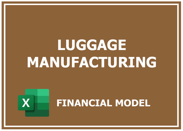 Luggage Manufacturing Financial Model