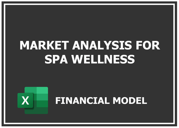 Market Analysis For Spa Wellness Financial Model