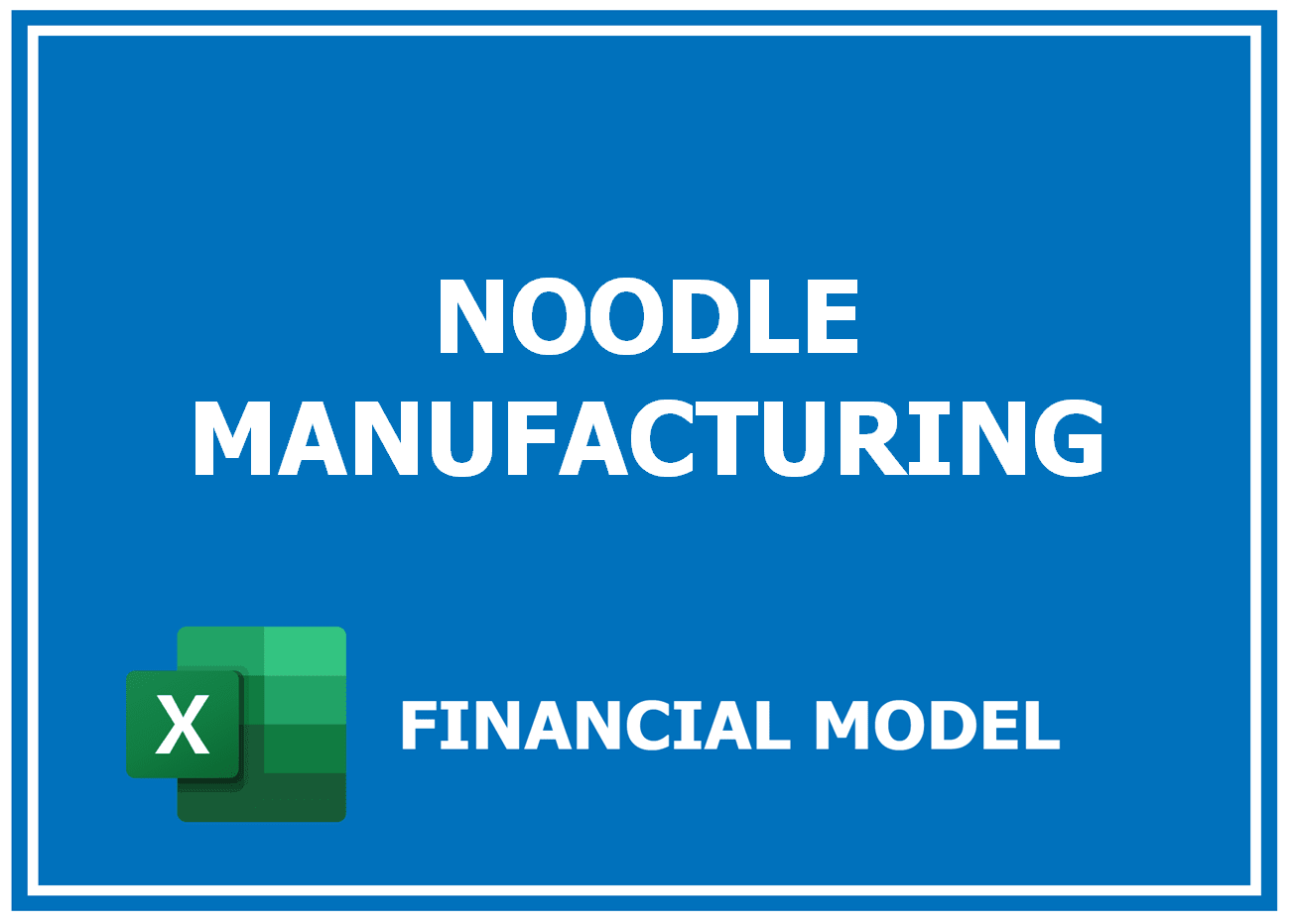 Excel financial model