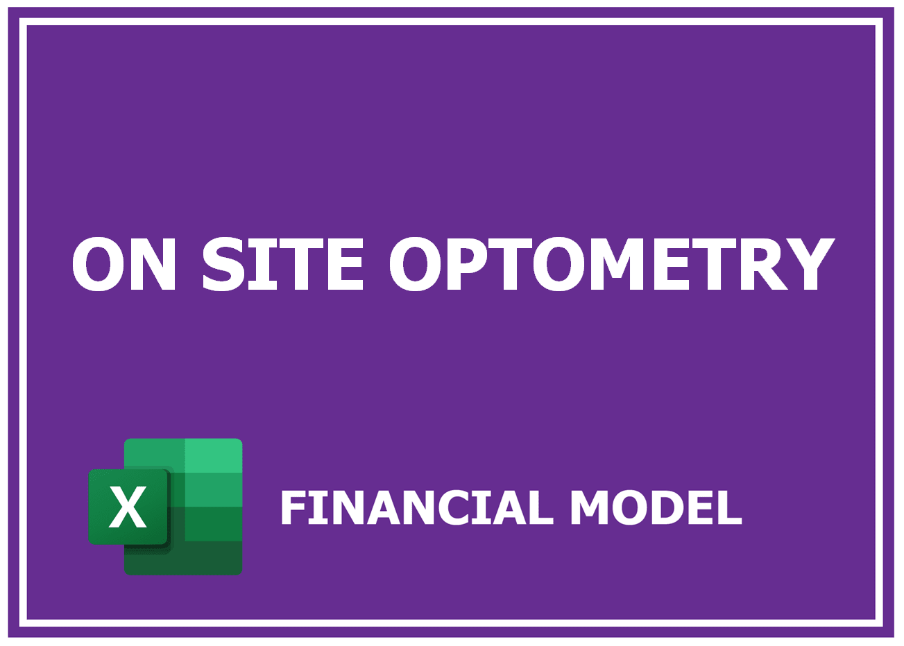 Excel financial model