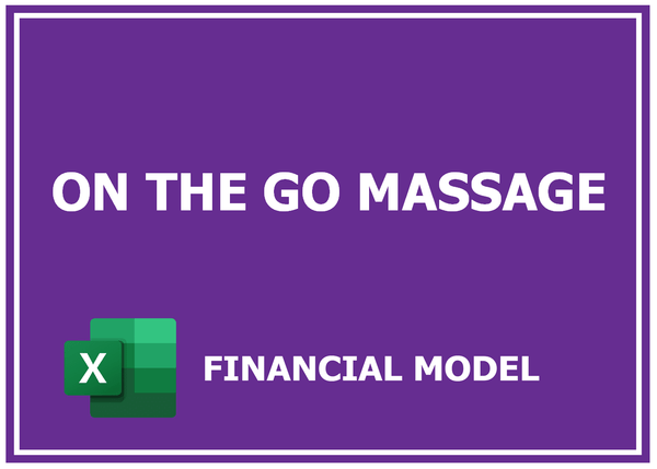 On The Go Massage Financial Model