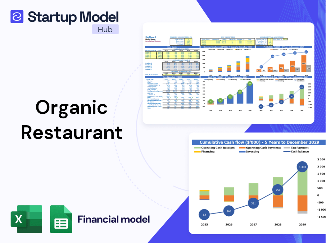 Excel financial model