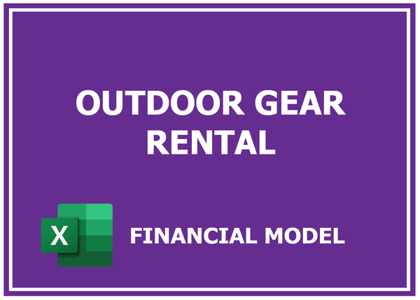 Outdoor Gear Rental Financial Model