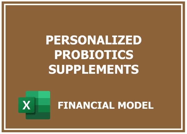 Personalized Probiotics Supplements Financial Model