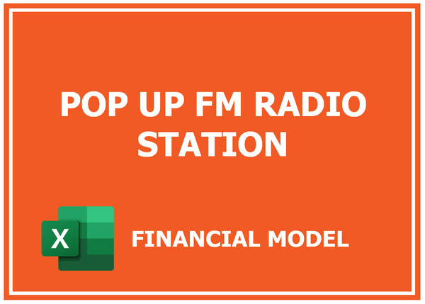 Pop Up Fm Radio Station Financial Model