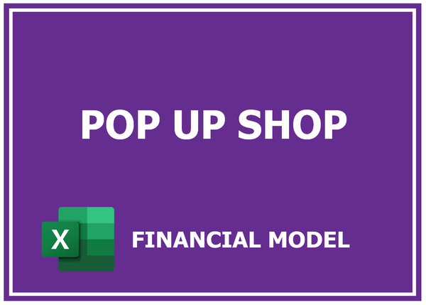 Pop Up Shop Financial Model