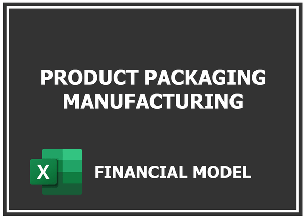 Product Packaging Manufacturing Financial Model