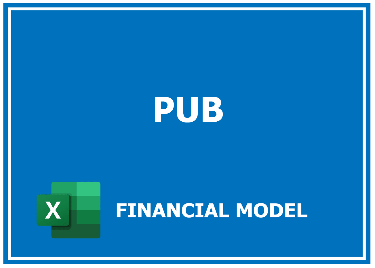 Excel financial model