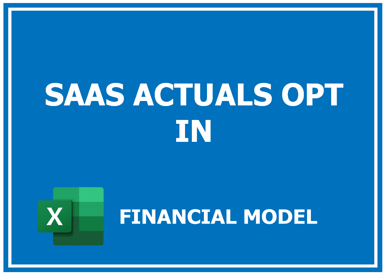 Excel financial model