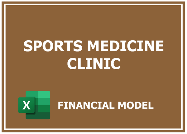 Sports Medicine Clinic Financial Model