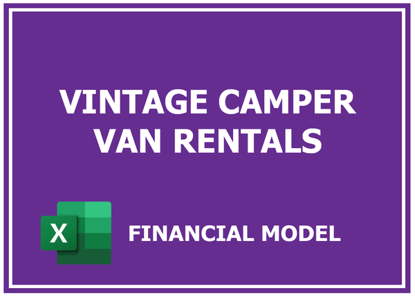 Vintage Camper Van Rentals Financial Model