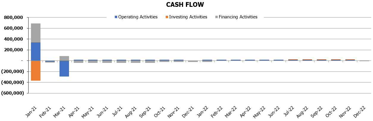 Daycare Budget Template Financial Charts Cash Flow